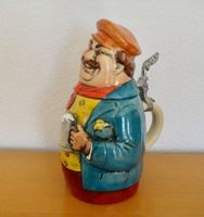 Bierkrug - Figur  Keramik handbemalt