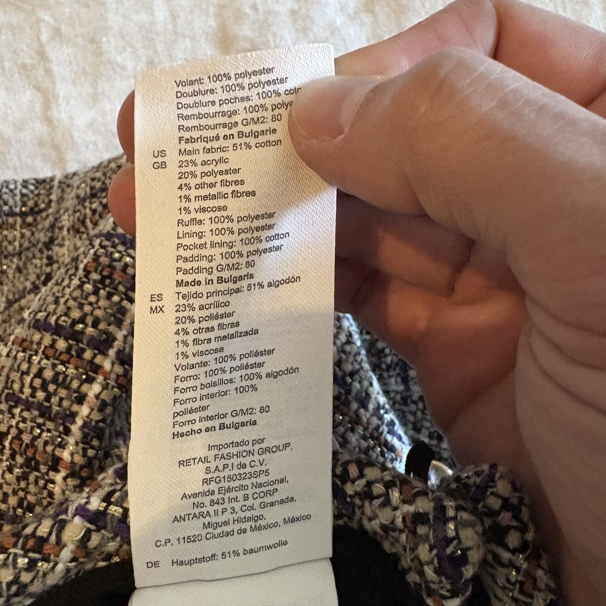 Sandro Gonne: Sandro, Elegante Tweed-Rock, Grösse 34 – Usato da Zürich venduto da viv_qvk6 3