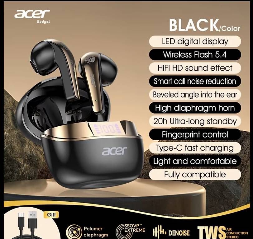 Casques audio: Acer TWS Kabellose Kopfhörer – D'occasion à Zürich par meti1975