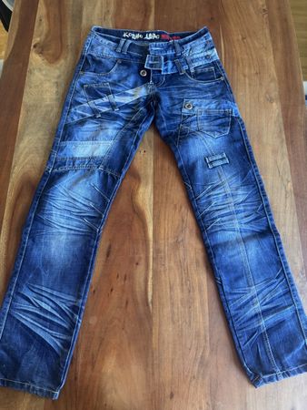 Jeans Kosmo Lupo blau mit Applikationen neuer Zustand XV