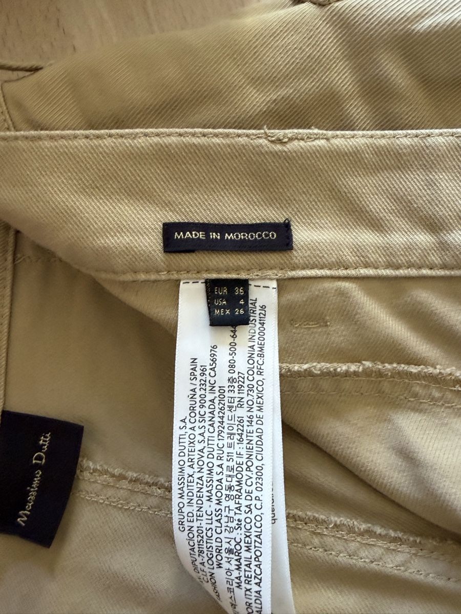 Massimo Dutti Hosen: MASSIMO DUTTI BEIGE TROUSERS S-M – Neu (gemäss Beschreibung) aus Puplinge von yav_9r9f 5