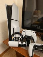 PS5 Slim Disc Edition 3 Controller + Spider-Man 2 + Zubehör