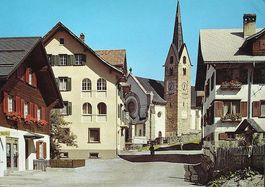 OBERSAXEN-MEIERHOF Dorfpartie - Hotel Central - Shop VéGé