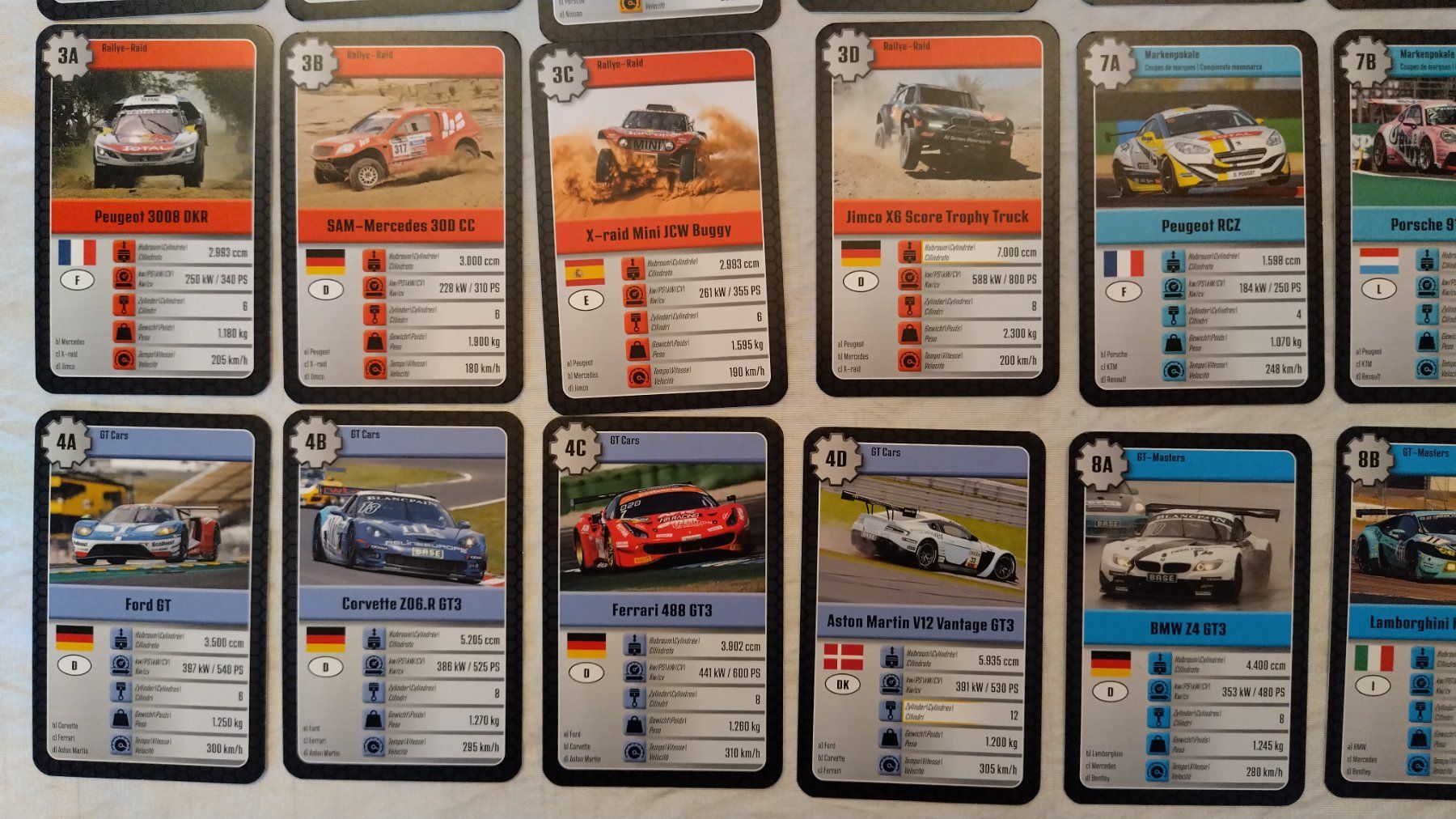 Ravensburger Giochi: Ravensburger Auto Quartett - Car Racing / 32 Karten – Usato da Bellach venduto da JingleJerry 5