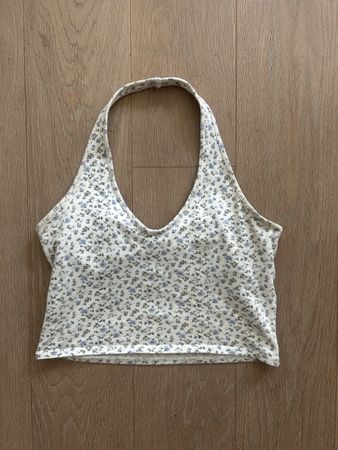 Damen Top Blumenprint Grösse S