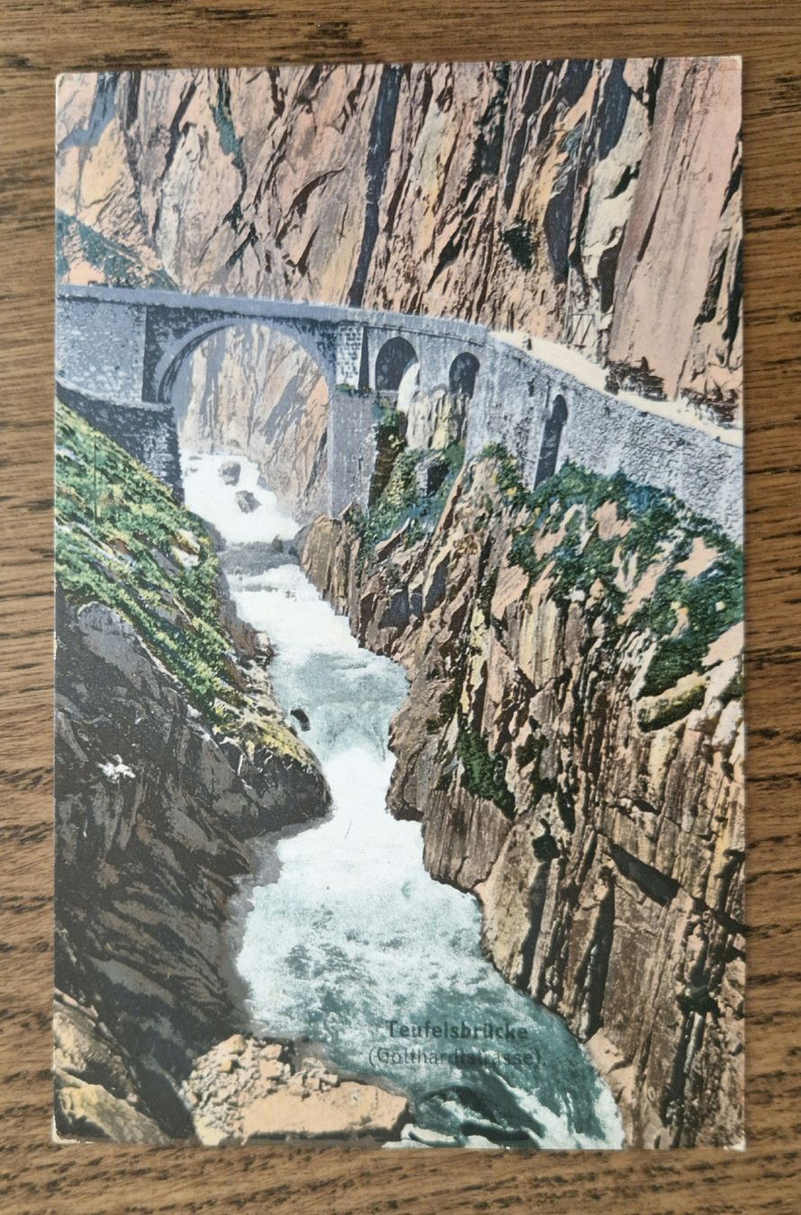 Ansichtskarten: Teufelsbrücke – Gebraucht aus Ebikon von Donar50
