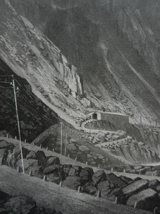 Gravures: Die Gotthard Strasse Schöllenen – D'occasion à Risch par Rischli15 4