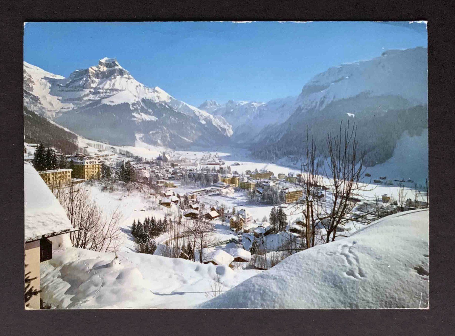 Ansichtskarten: AK Engelberg mit Hahnen – Gebraucht aus Goldau von artelier1