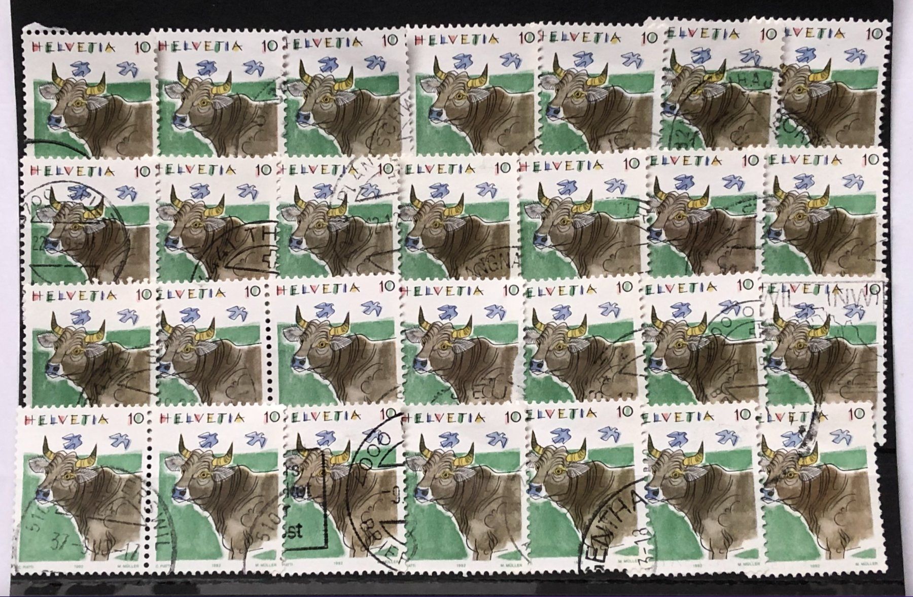 Tutti i francobolli: Nr.789 Steckkarte mit Stempel – Usato da Aarau venduto da Billa007