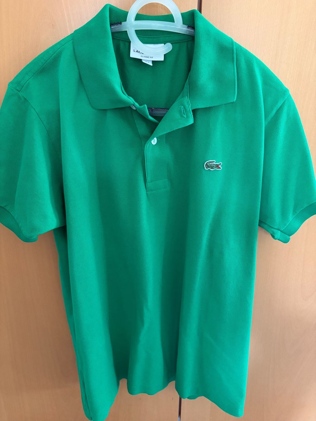 Lacoste Polo-Shirts: Polo Lacoste vert - Taille M – Gebraucht aus Fully von Ghalmara