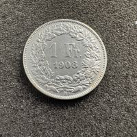 1 Franken Silber 1908 - Erhaltung