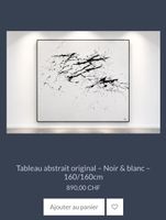 Tableau d’art contemporain – 160/160cm - Signé HEFM