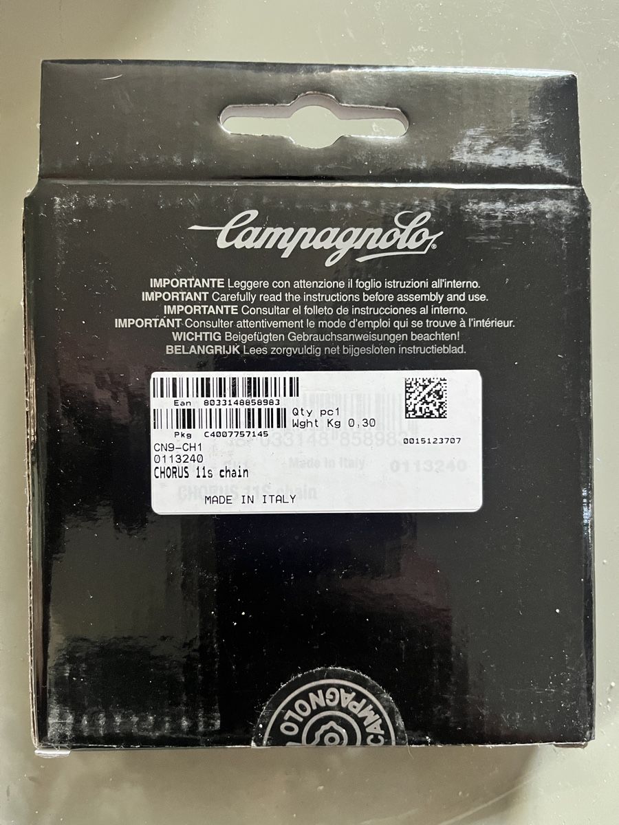 Campagnolo Ersatzteile: Campagnolo Chorus 11er Kette – Neu und originalverpackt aus zürich von Bennoerwin 1
