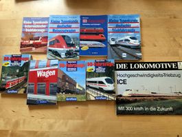 9 Bücher über die Deutsche Eisenbahn