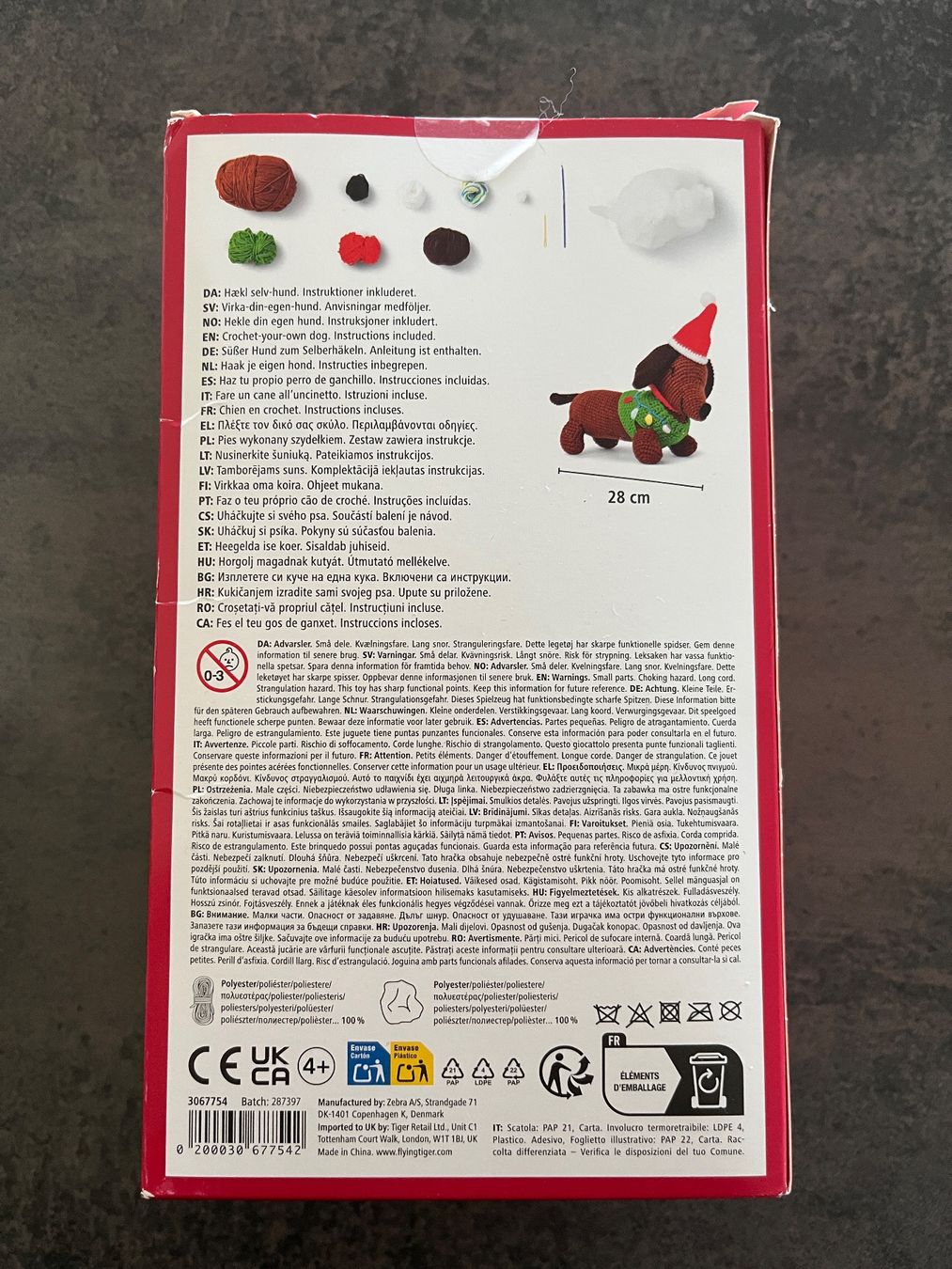 Tutte le decorazioni: Teckel de Noël à crocheter – Nuovo e nell'imballaggio originale da Mont-sur-Lausanne venduto da Pioutch 1