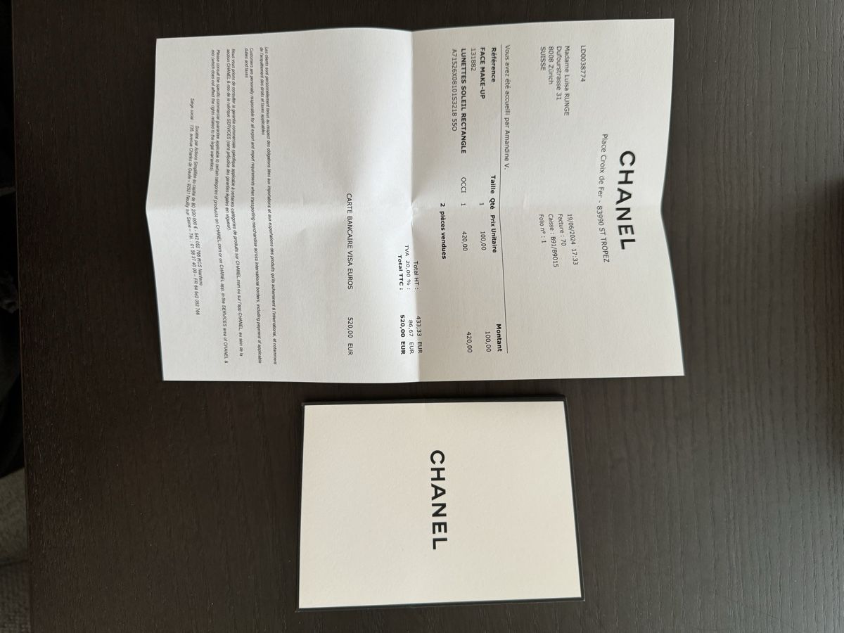 Chanel Occhiali & Lenti: Chanel sunglasses – Nuovo e nell'imballaggio originale da Zürich venduto da luisa_runge 4