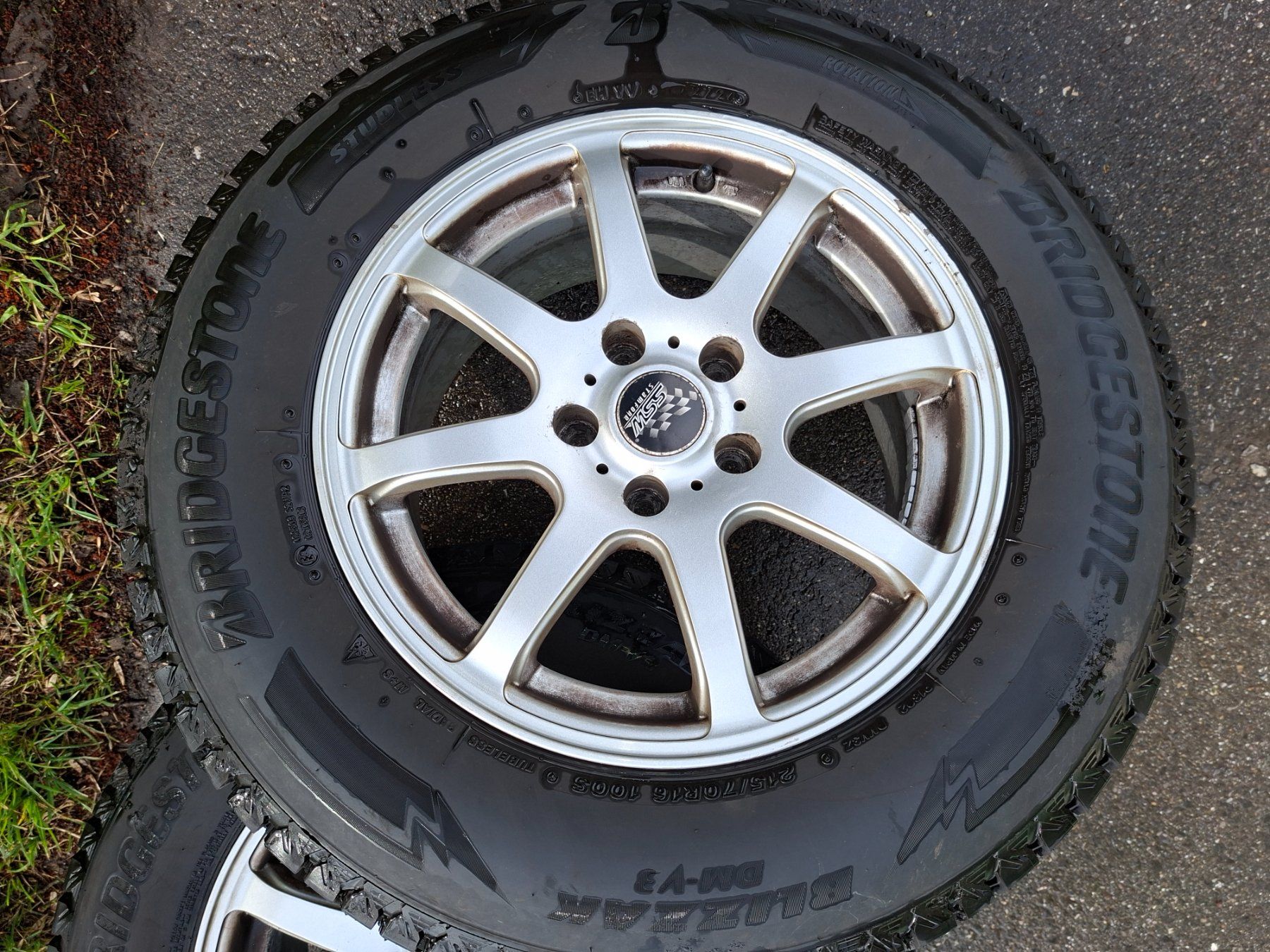 Bridgestone Pneumatici & Ruote complete: 1 Satz Winterräder BRIDGESTONE – Usato da Knutwil venduto da Froeschli60 1