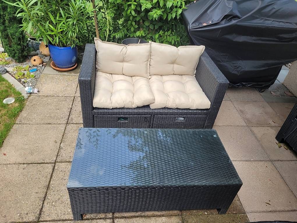 Divani: Rattan lounge – Usato da Amriswil venduto da Trixi022