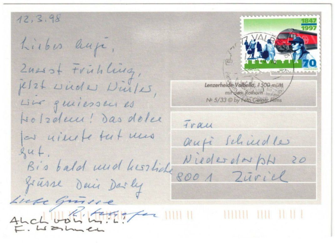 Cartoline postali: Valbella - 5 Bild AK – Usato da Binningen venduto da Mountainrider 1