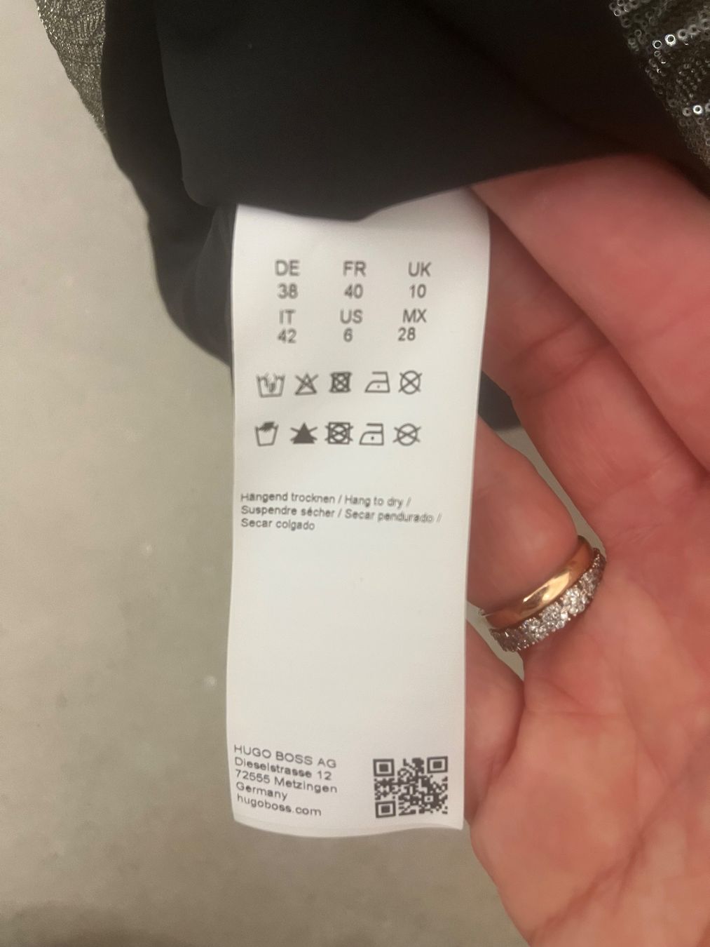 Hugo Boss Röcke: HUGO BOSS Damen Rock Glitzer Gr. 38 – Gebraucht aus Egg b. Zürich von adimoxon 4