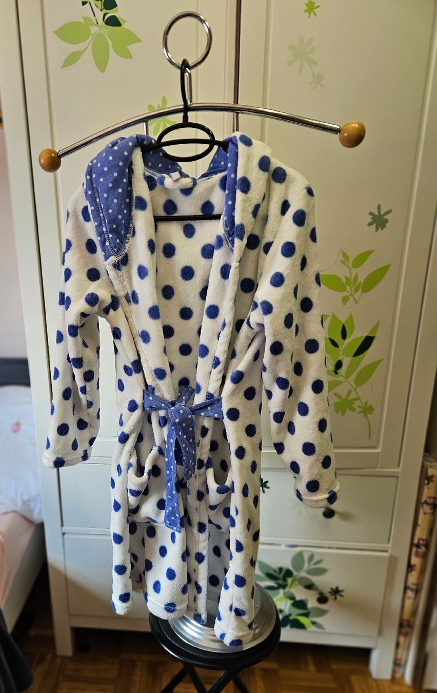 Accappatoi: Peignoir à pois NEW – Nuovo (secondo la descrizione) da Les Acacias venduto da minnie6 1