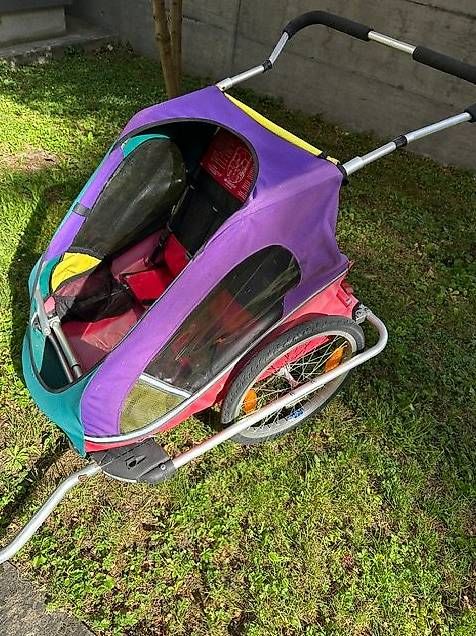Rimorchi: Fahrradanhänger Wagen klappbar – Usato da Kreuzlingen venduto da blumenfee52
