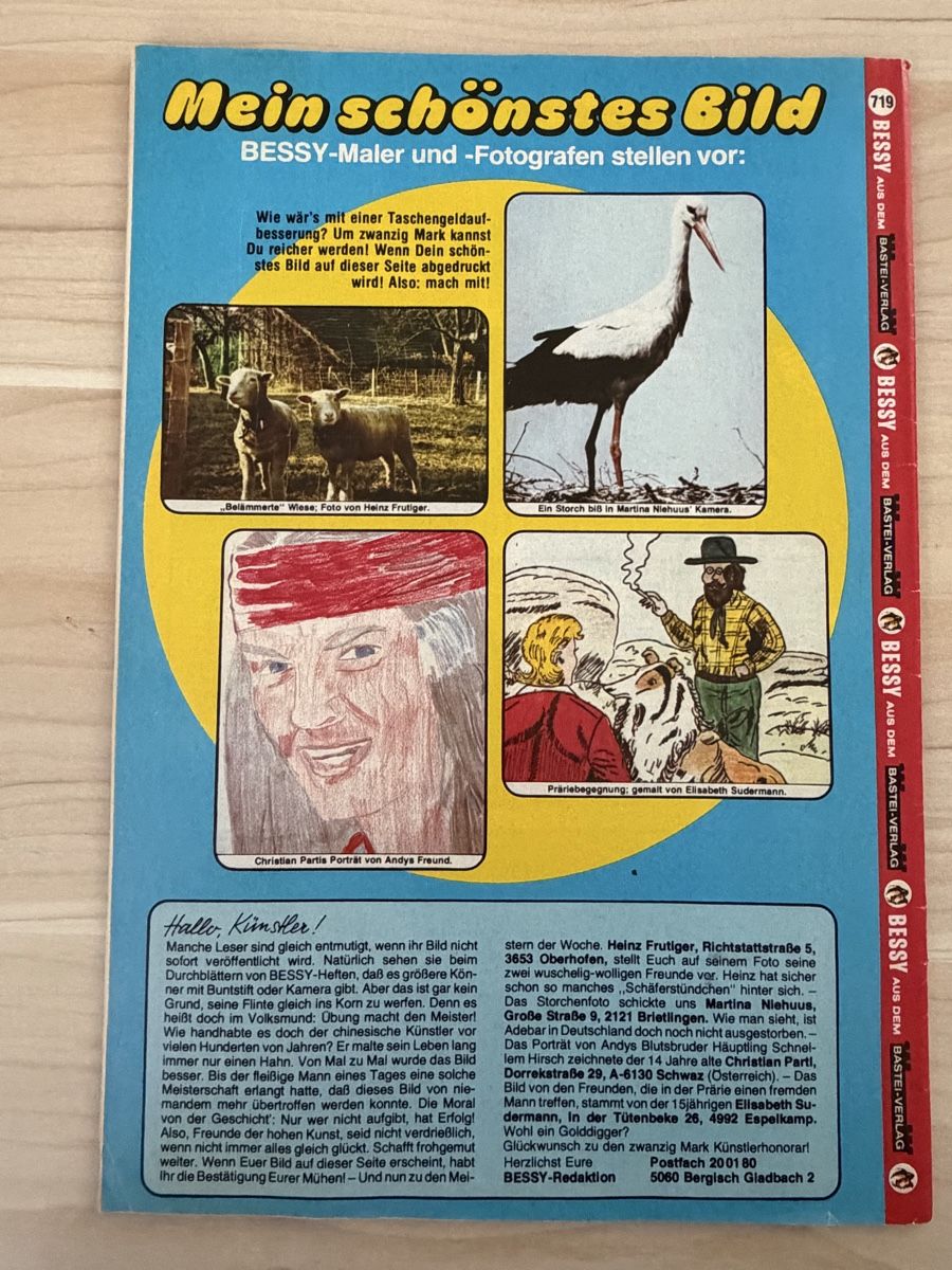 Fumetti: Bessy Bastei 1.Aufl. Heft 719, schön – Usato da Kehrsatz venduto da Raboy 1