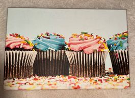 Bunte Cupcake-Leinwand