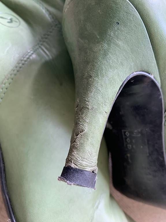 Chaussures femmes: Vintage LEDER-Stiefeletten, Gr.39 – D'occasion à zürich par ste_k7gp 4