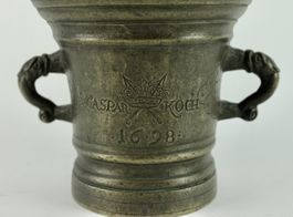 GROSSER MÖRSER, CASPAR KOCH 1698, SCHWEIZ, 17. JAHRHUNDERT.