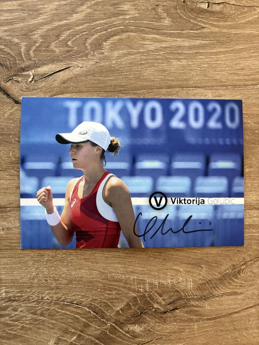 Autographes: Viktorija Golubic - Original Autogramm – D'occasion à niederbipp par LaHabana1