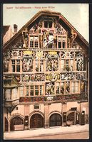 AK Schaffhausen, Haus zum Ritter, 1909