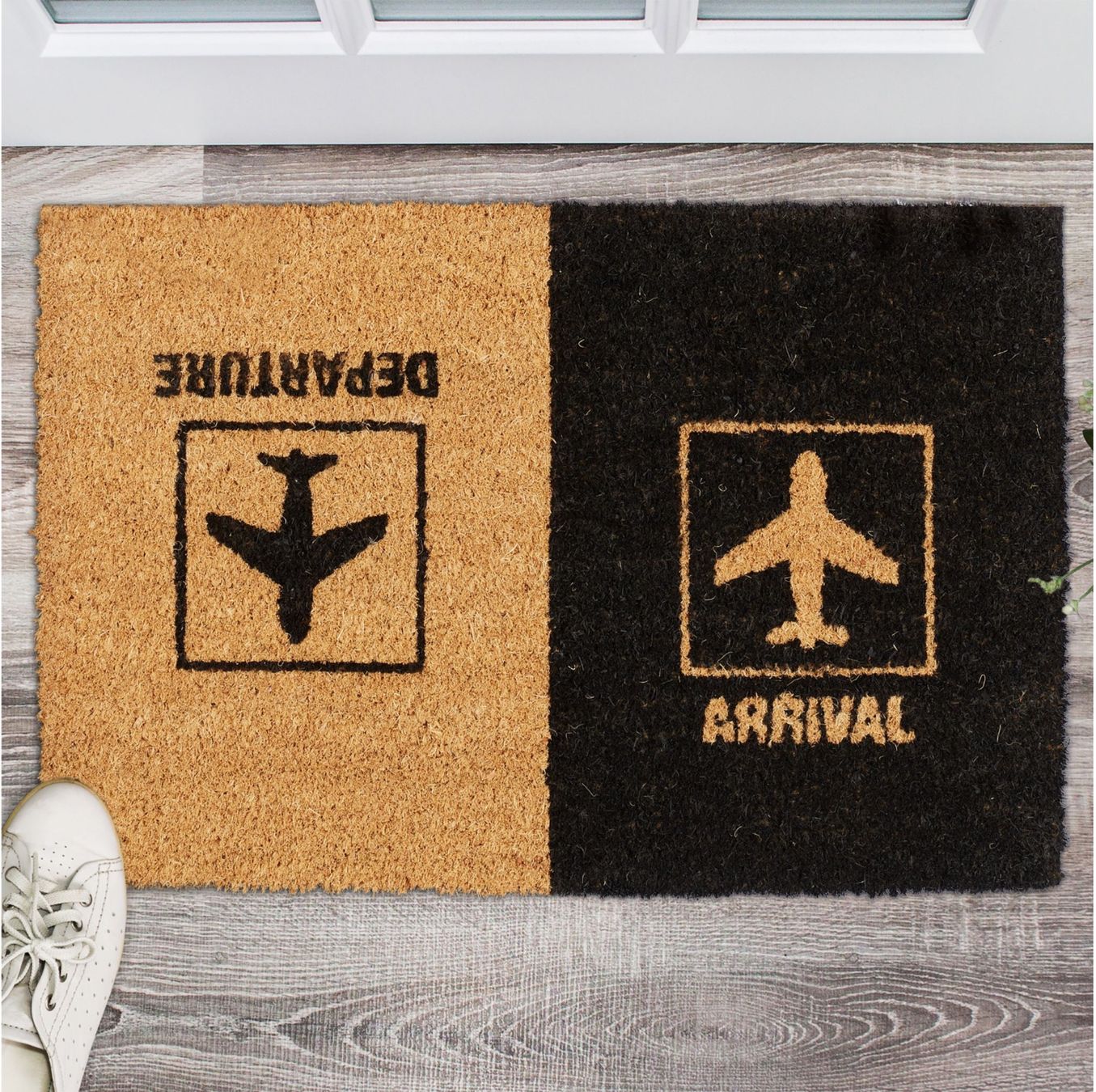Tappetini fitness: Fußmatte Kokos "Arrival Departure" – Nuovo e nell'imballaggio originale da Bülach venduto da StoreInShopOutlet 1