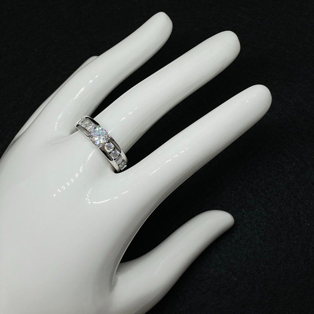 Bagues: Moissanit Ring, Silber - Gr. 61 Herrenring GRA – Neuf (Voir description) à Thun par Creative-Art-Tess 5