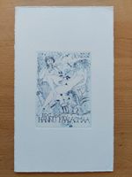 Exlibris Elfriede Weidenhaus - Original Radierung Erotik