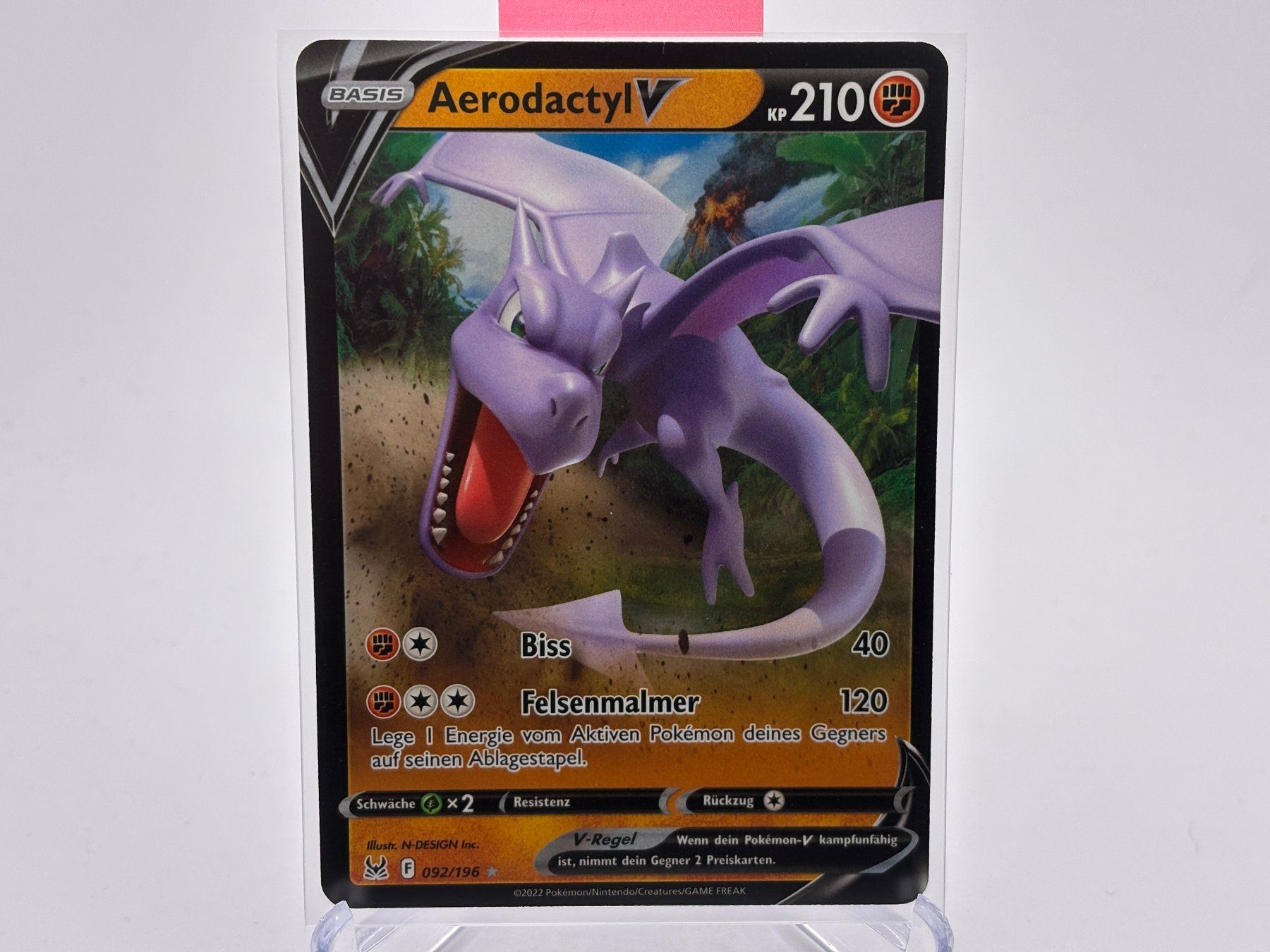 Pokémon Carte collezionabili: Verlorener Ursprung - Aerodactyl V  (LOR 92) - DE – Nuovo (secondo la descrizione) da Allschwil venduto da Bullach