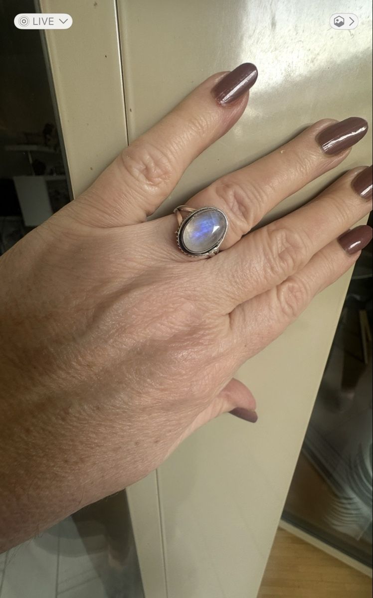 Anelli: Regenbogen Mondstein Ring, Gr.57, Handarbeit – Nuovo e nell'imballaggio originale da Kriens venduto da Hortensie6 2
