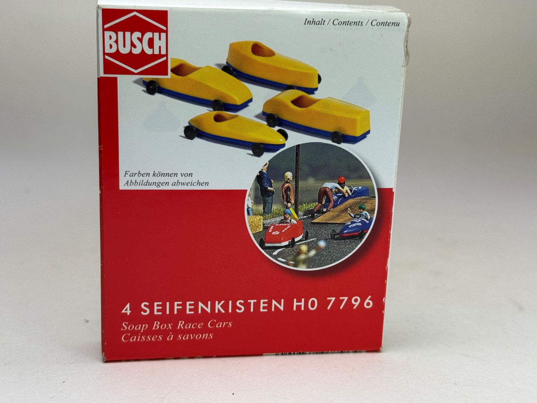 Busch Modellini di ferrovie: GB1- Busch 4 Seifenkisten – Usato da Elm venduto da Wikmtz