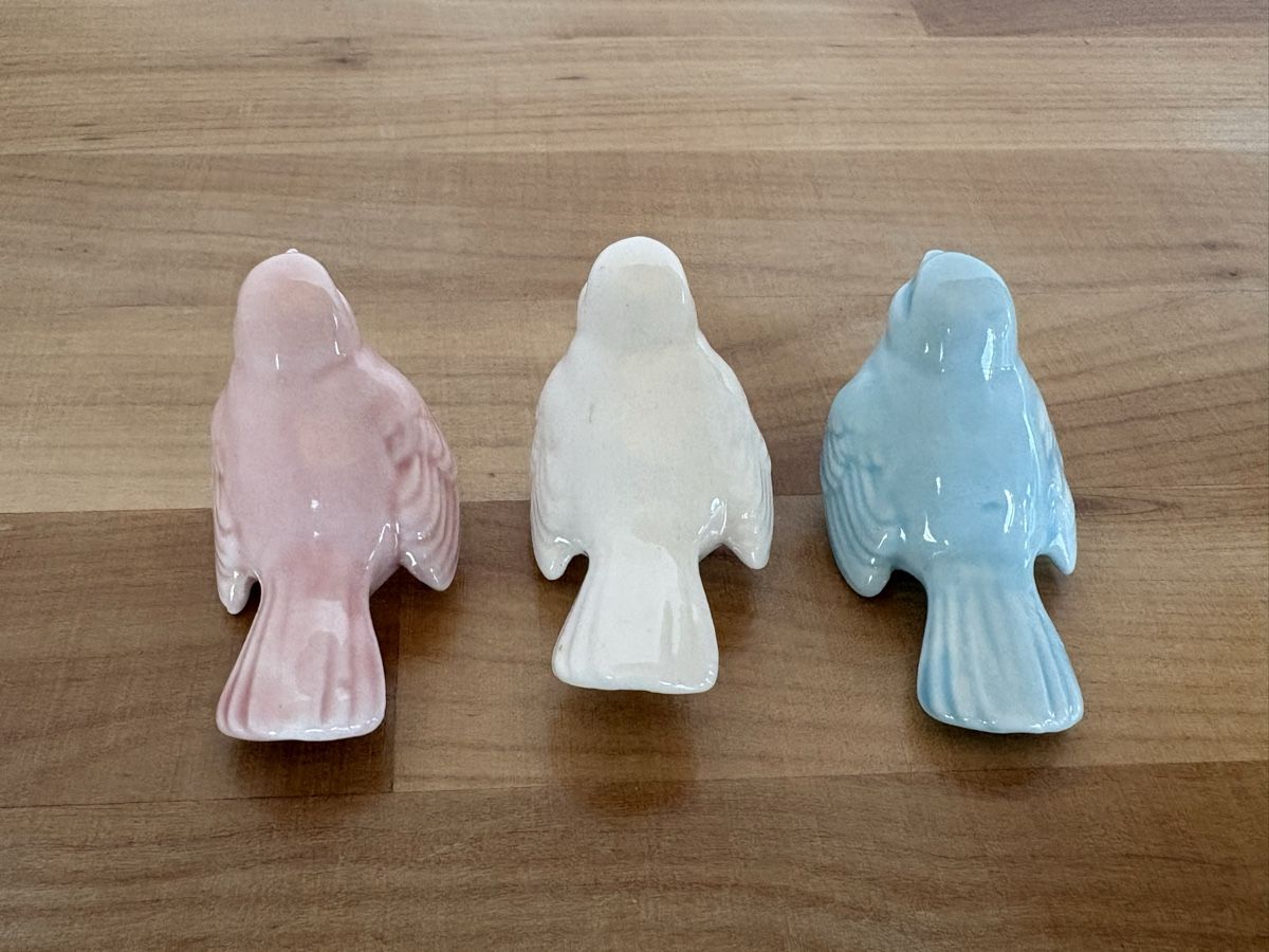 Tutte le decorazioni: 3 Keramik Vogel Figuren – Usato da Rümlang venduto da euqinom16 1
