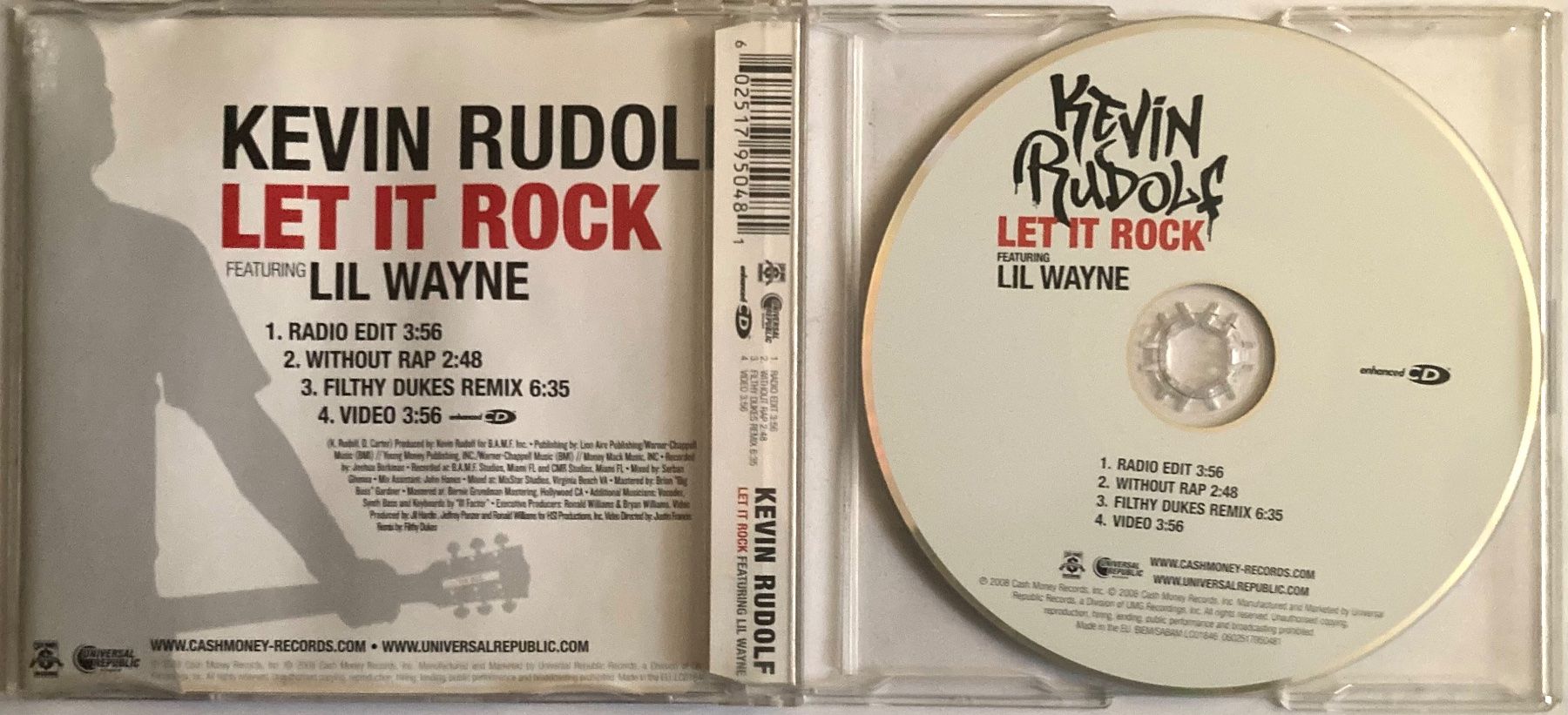 CDs: KEVIN RUDOLF FEAT. LIL WAYNE - LET IT ROCK – Gebraucht aus Poliez-Pittet von Newtown-Records 1