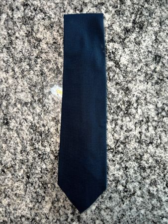 Baccarat Zürich Krawatte Marineblau, feine Struktur