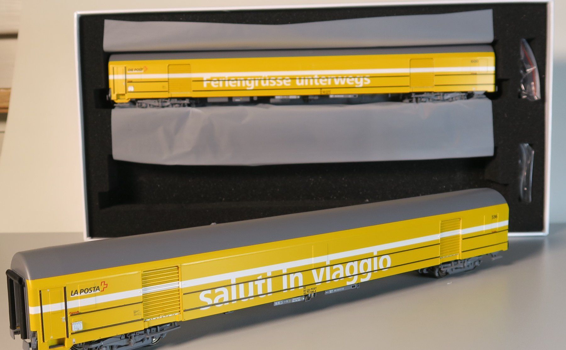 LS Models Modelleisenbahnen: LS Models Set 97204 "Die Post" Postwagen Z – Neu und originalverpackt aus Bern von Bantiger2000 1