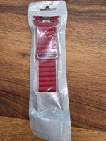 Rotes Leder-Loop Armband Apple Watch 42/44 neu
