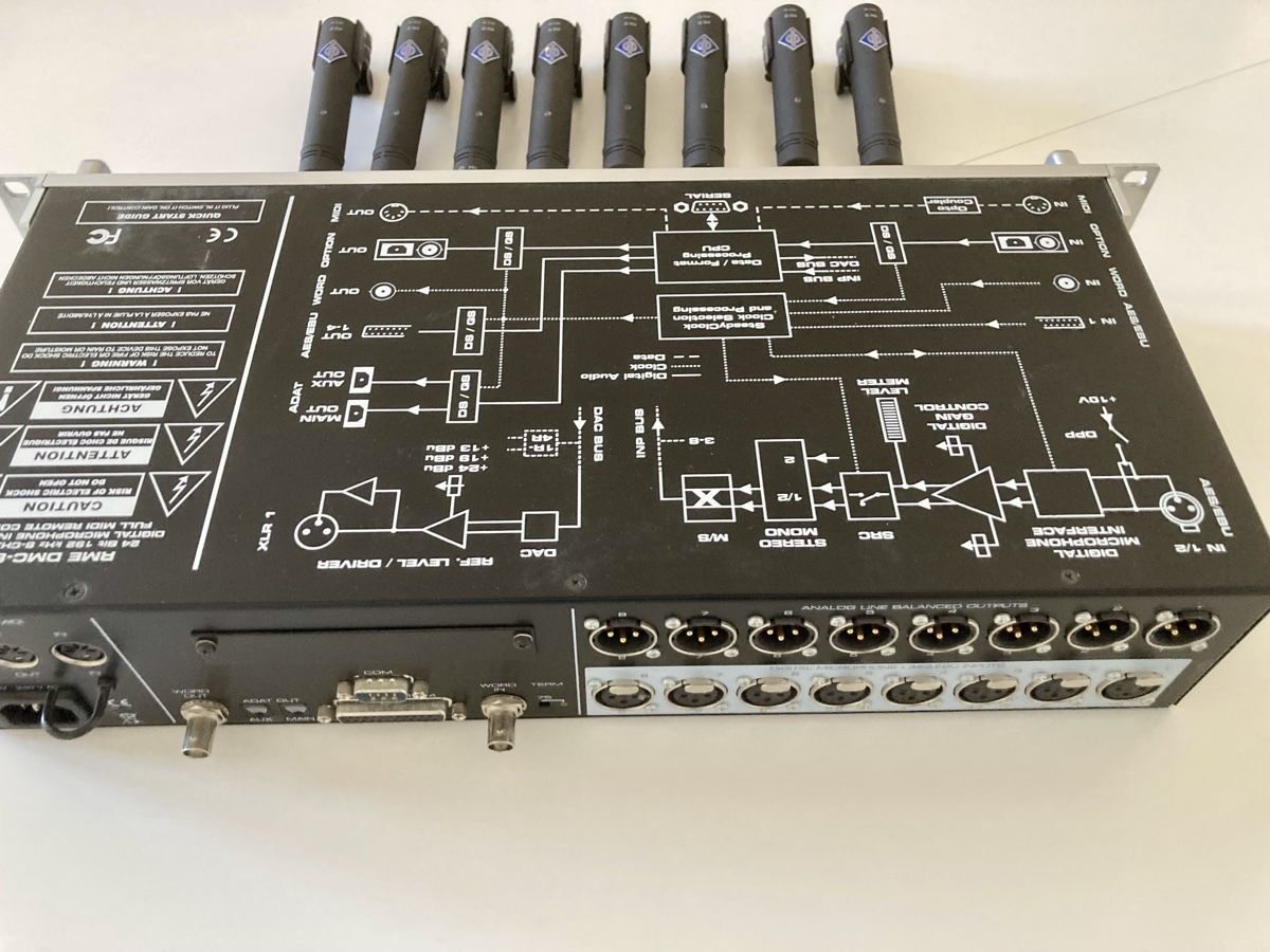 Neumann Microfoni: Rare Neumann 8-Channel Immersive Microphone System with RME – Usato da Zürich venduto da rie_dn6f 4