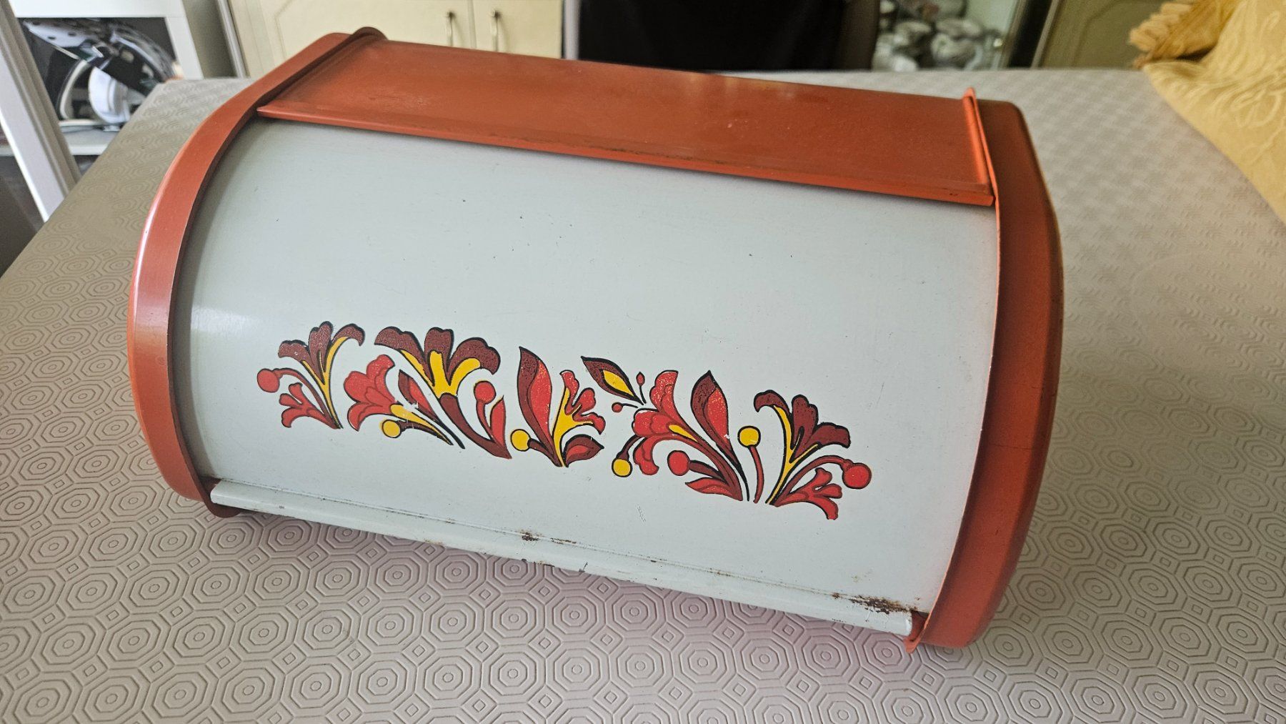 Behälter & Ähnliches: Cassetta per il pane vintage in metallo – Gebraucht aus Melano von H-Sara