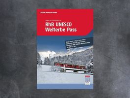 Plakat UNESCO Welterbe Pass, RhB