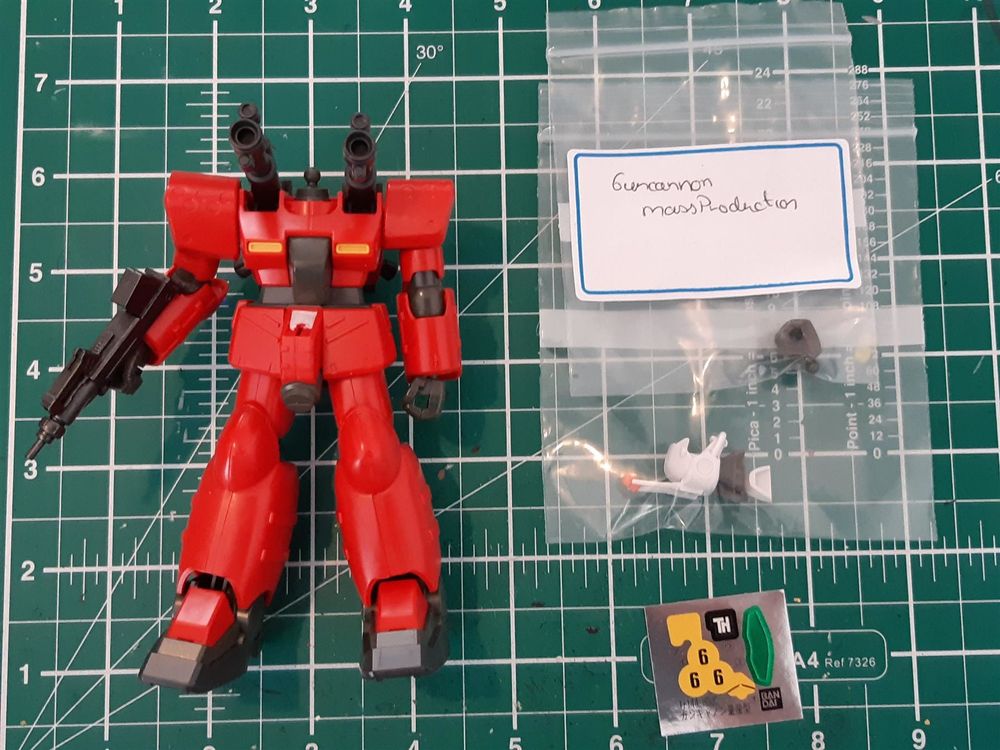 GUNDAM HGUC -044- RX-77D GUNCANNON MASS PRODUCTION TYPE 1/144