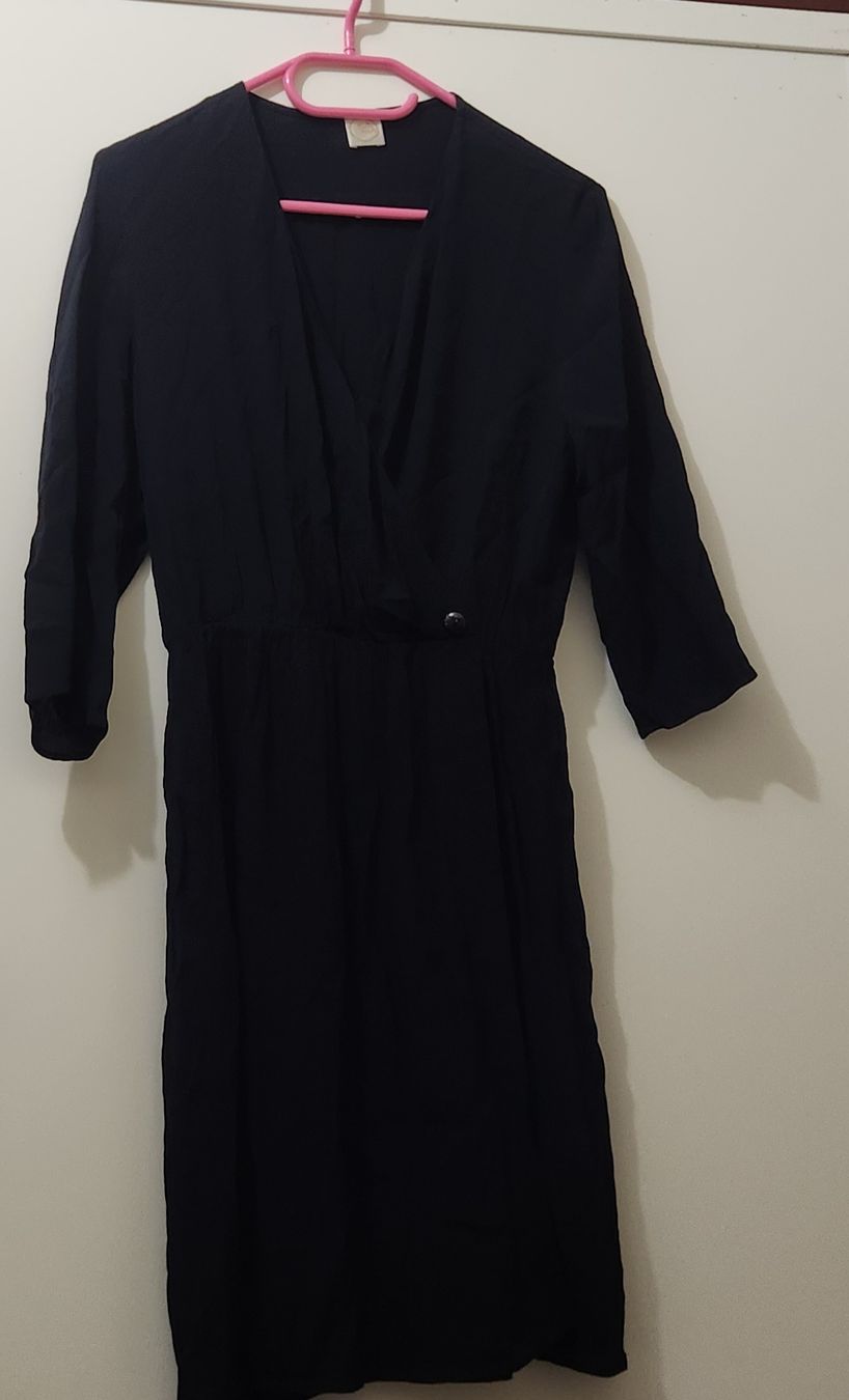 Des Petits Hauts Vestiti: Robe noire Des Petits Hauts Toumiko T2 Viscose  – Usato da Niedergösgen venduto da Eva2410