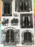 Neues Set Motivstempel Fenster