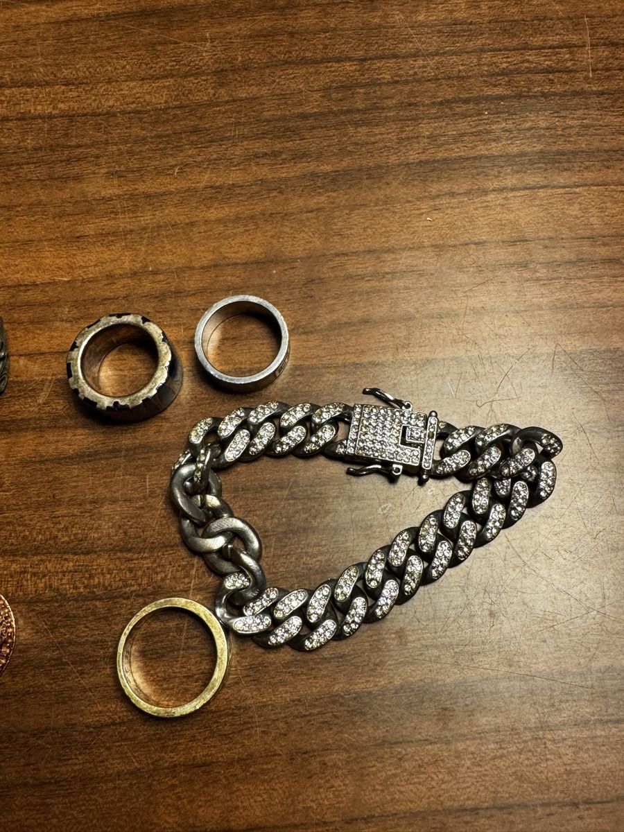 Bracciali & Braccialetti: Schmuck Set: Ringe und Armband, – Usato da Schlieren venduto da Eldi84 3